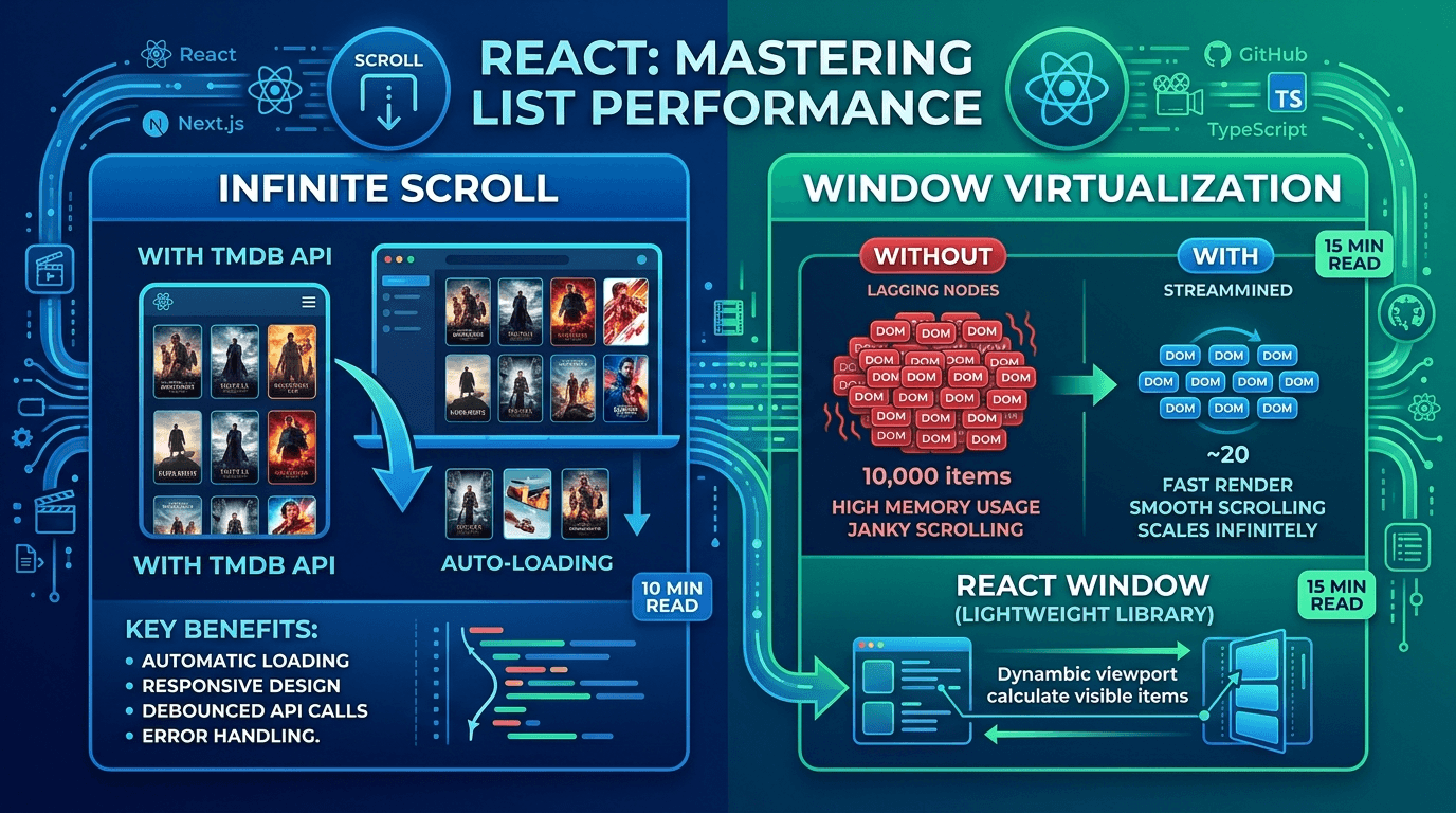 REACT ITEMS: INFINITE SCROLL & VIRTUALIZATION TUTORIAL